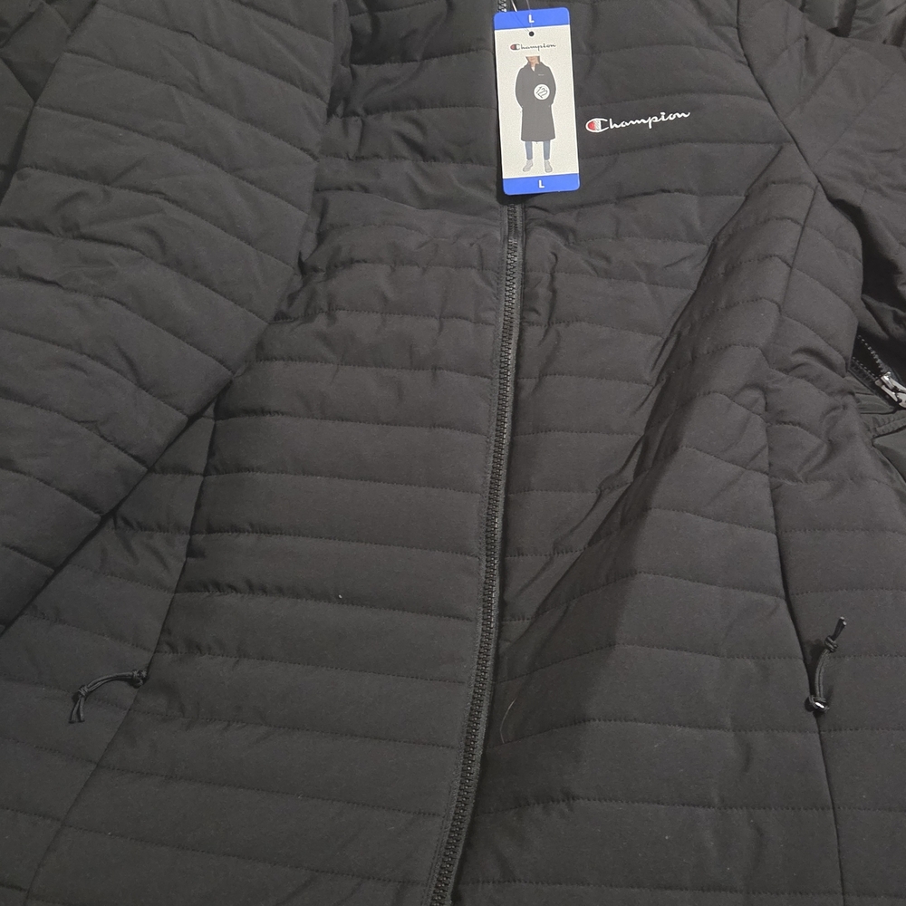Champion Women's Black Puffer Parka Jacket